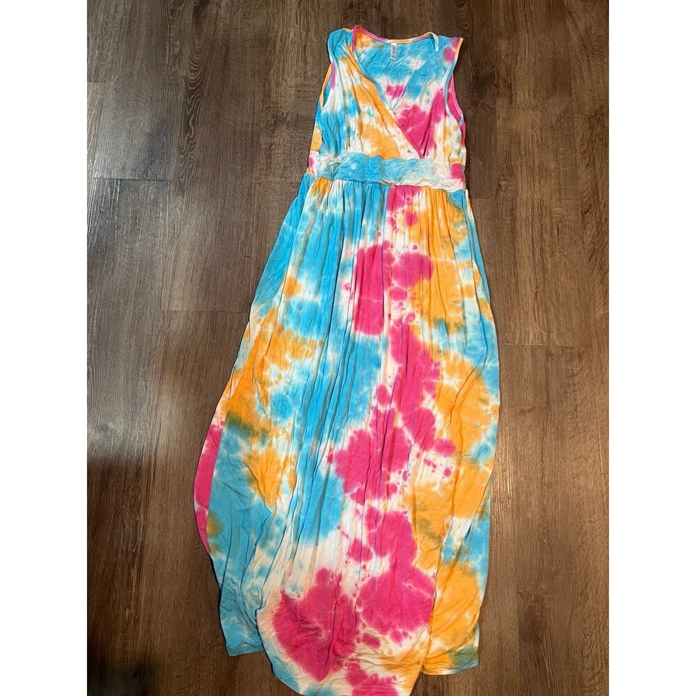 Lilbetter tie dyed maxi sun dress